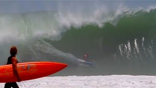 Surfing massive waves in Puerto Escondido [upl. by Anerda]