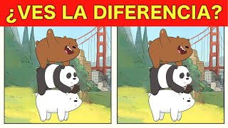 👁 ENCUENTRA la DIFERENCIA  Escandalosos 🐻🐼  ¿Puedes encontrar a tiempo las 10 diferencias [upl. by Gefen]