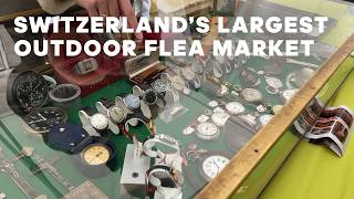 Vintage Watches and Tools at Switzerlands Largest Flea Market [upl. by Bale]