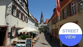 STREET VIEW in Ettlingen in GERMANY [upl. by Anivram]