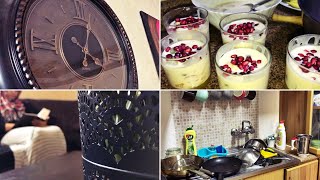 Ramadan Vlog 4 Orange amp Creamy Fruit dessert Time management [upl. by Eclud]