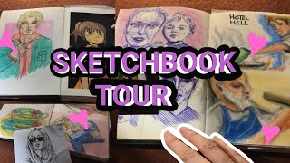 SKETCHBOOK TOUR  SKETCHBOOK IDEAS  SKETCHBOOK  sketchbooktour [upl. by Dalury]