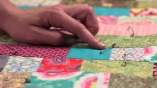 Quilty Tying a Quilt—Quilting Howto [upl. by Amity]