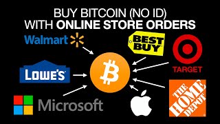 Buy BTC indirectly with any real CREDIT card by making store purchases online Rewards available [upl. by Madora]