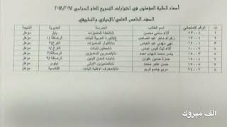 نتائج امتحان الذكاء والتحصيلي للمسرعين 2018 للمرحلة الاعدادية  نتائج اختبارات التسريع [upl. by Namyl]