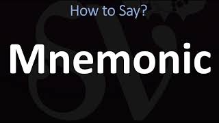 How to Pronounce Mnemonic CORRECTLY [upl. by Ydnem]