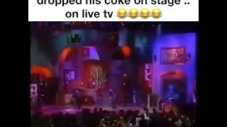 Flashback Bobby Brown Drops His Coke on Live Television [upl. by Enerehs163]