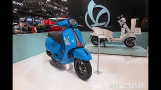 SLUK  Vespa GTS 310 and small frames EICMA 2024 [upl. by Akiemehs286]