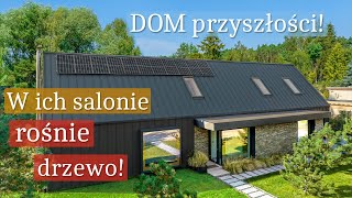 Zbudowali EKO DOM przyszłości W ich salonie ROŚNIE DRZEWO 🌳 Pasywny DOM MARZEŃ NOWOCZESNA STODOŁA [upl. by Ardme]