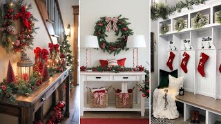 Christmas Entryway Decor Ideas for a Joyful Season Script [upl. by Estas]