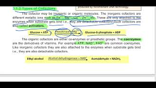 Types of Cofactors Coenzymes and Prosthetic group 11th Biology enzymes coenzyme prosthetic [upl. by Nifares63]