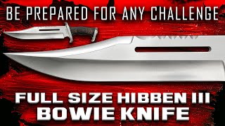 BUDK The Hibben III Bowie Knife Replica from the Original Rambo [upl. by Ahcurb]