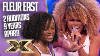 Fleur East 2 auditions 9 years apart  The X Factor UK [upl. by Nitnert]