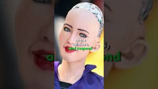 Can Sophia respond to emotional cues sophiarobot sophia robot ai usa robotics airobot funny [upl. by Eldreeda]