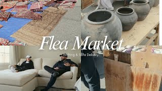 Sixpenny sofa delivery amp shopping at the Alameda Flea Market [upl. by Dalpe17]