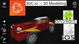 3DCio 3d Modelling Car Tutorial AndroidIos [upl. by Naryb]