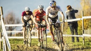 Cyclocross Racing Through an Old Swiss Village [upl. by Christis]