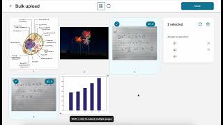 How To  Bulk Submit Multiple Image or PDF Answers Students [upl. by Midis]