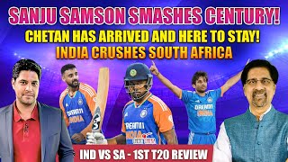 Sanju Samson Smashes Century  Chetan has arrived and here to stay  India Crushes South Africa [upl. by Weintrob127]