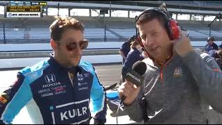 Marco Andretti FUNNY Interview  2022 Indy 500 Testing Day 2 [upl. by Dreyer]