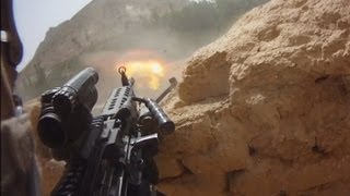 FIREFIGHT ON HELMET CAM IN AFGHANISTAN  PART 1  FUNKER530 [upl. by Danczyk47]