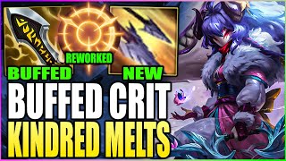 Is the New Crit Rework Good On Kindred Jungle 1410 crit item rework gameplay [upl. by Graig]