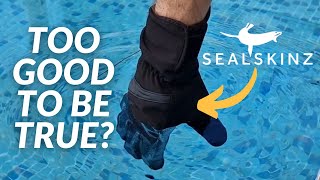 Are Sealskinz Gloves REALLY Waterproof POOL TEST [upl. by Mixie947]