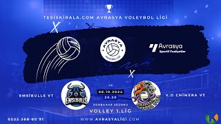 Meeting Challange Bulls VT 3 0 VO Chimera VT  Avrasya Volley 1Lig Sonbahar Sezonu [upl. by Artenal851]