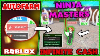 Ninja Masters Money Script WORKING 09March19 ROBLOX [upl. by Harmonia603]