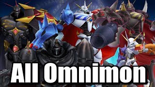 All Omnimon Type Digimon [upl. by Ethelyn]