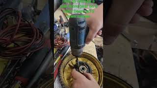 how to change a rear drive gear on your commercial John Deere jx75 lawn mower [upl. by Pomfrey]