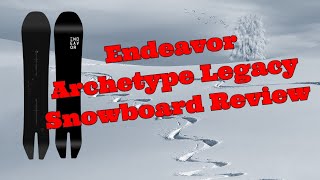 The 2024 Endeavor Archetype Legacy Snowboard Review [upl. by Zannini175]