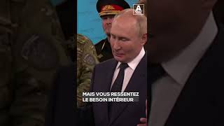 VLADIMIR POUTINE ENCOURAGE SON ARMÉE DANS LA PRÉSERVATION DE LA SÉCURITÉ [upl. by Allyson259]