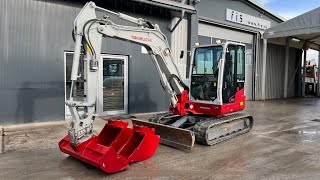 EXCAVATOR TAKEUCHI TB260  FIS MACHINERY SLOVENIA [upl. by Odranreb]