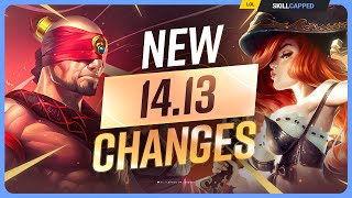 ALL NEW CHANGES for PATCH 1413  League of Legends [upl. by Kroy]