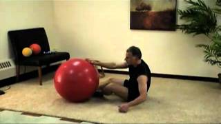 The Exercise Ball How to use it for core strengthening Part 1 of 2 [upl. by Keppel]