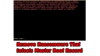 Remove Ransomware That Infects Master Boot Record MBR by Britec [upl. by Suelo]