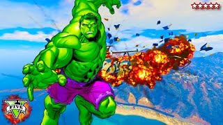 HULK SMASH  GTA 5 THE INCREDIBLE HULK MOD PC  GTA 5 HULK GamePlay  GTA 5 Funny Moments [upl. by Irrem]