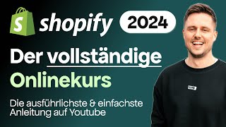 Shopify Shop erstellen 2024  SchrittfürSchritt auf Deutsch [upl. by Ikuy]