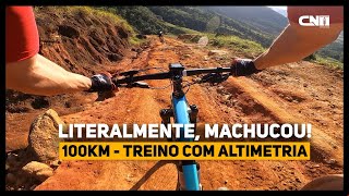 100km  Dia de Treino forte de Mountain Bike com Altimetria  Café na Trilha [upl. by Llirrehs927]