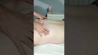 VERY RELAXING BACKNECK AND HIP MASSAGE THERAPY satisfying relaxing asmr shorts massage [upl. by Euphemiah914]