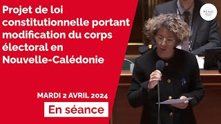 Projet de loi constitutionnelle portant modification du corps électoral en NouvelleCalédonie [upl. by Poucher]