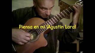 Piensa en mi version guitarra de la pelicula Tacones Lejanos [upl. by Ahsenrat]