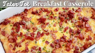 Tater Tot Breakfast Casserole [upl. by Onitnatsnoc]