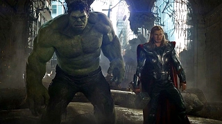 Avengers vs Chitauri Army  Hulk Punches Thor  Final Battle Scene  Movie CLIP HD [upl. by Annahvas]