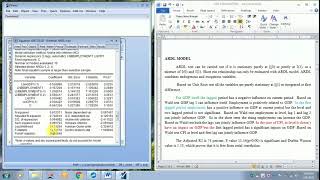 HOW TO DO ARDL MODEL PART I EVIEWS [upl. by Melleta746]