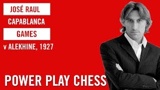 Capablanca v Alekhine 1927  World Championship game 7 [upl. by Ohcirej]