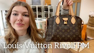 Louis Vuitton Rivoli PM Bag Review [upl. by Av]