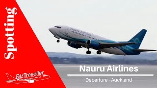 Nauru Airlines 737 Departure to Norfolk Island [upl. by Vin]