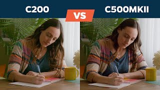 Canon C200 vs Canon C500 Mark II  Image Quality [upl. by Farris]